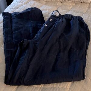 Parke linen boxer pants